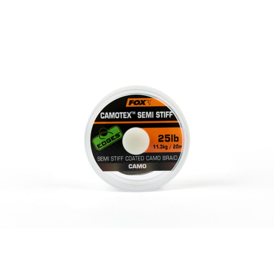 Fox camotex semi stiff  Camo 25lb 20m-