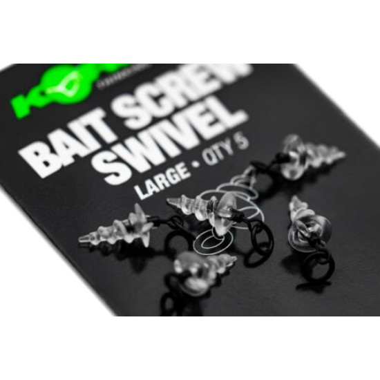 Korda bait screw swivel large