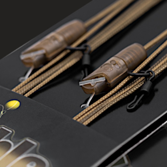 korda Leadcore leader heli safe 2 pack-gravel brown