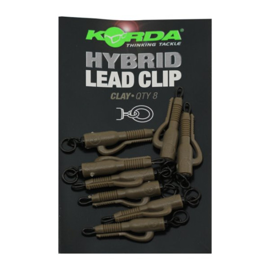 Korda hybrid lead clip clay