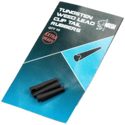 Nash tungsten lead clip tail rubbber weed