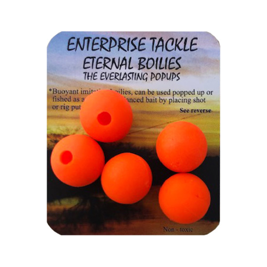 Enterprise boilies fluoro orange 15mm