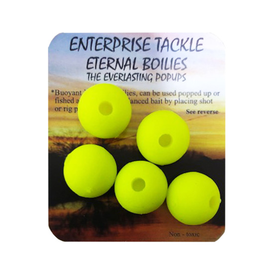 Enterprise boilies fluoro yellow 15mm