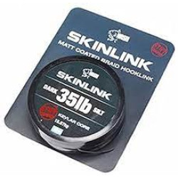Nash skinlink dark silt 35lb stiff coated 10m