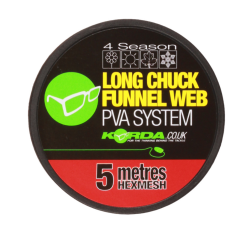 Korda pva funnel long chuck web 5m refill