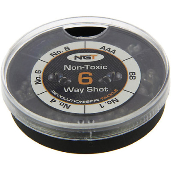Ngt non toxic split shot 6 way