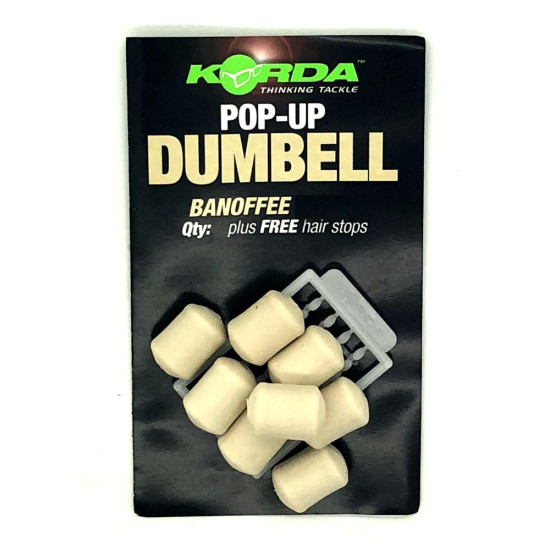 Korda dumbell banoffee pop up 8mm