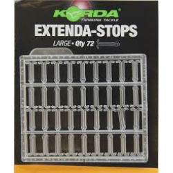 Korda hair stops clear large 72 piece