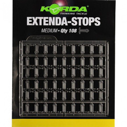 Korda hair stops clear medium 108 piece