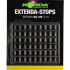 Korda hair stops clear medium 108 piece