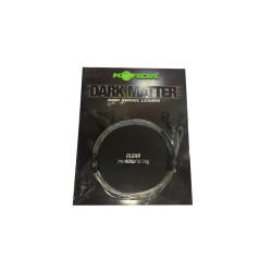 Korda dark matter ring swivel leader clear 30lb 1m