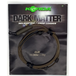 Korda Dark Matter Helicopter /chod leader clay 30lb 1m 