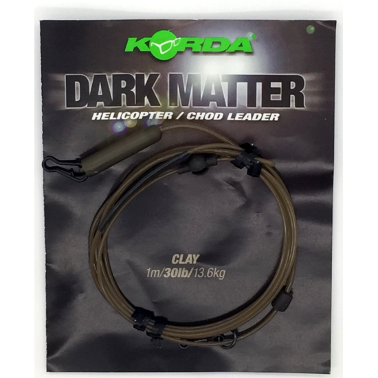 Korda Dark Matter Helicopter /chod leader clay 30lb 1m 
