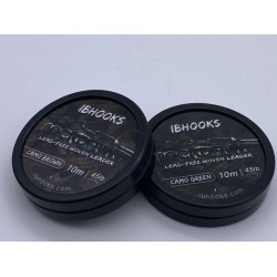Ibhooks lockdown camo brown 45lb 5m lead free