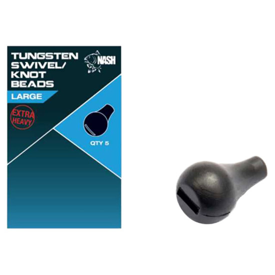 Nash tungsten swivel/knot bead large