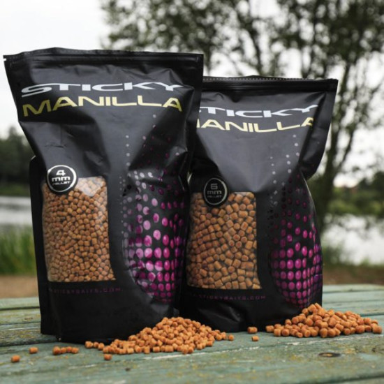 Sticky pellet manilla 4mm