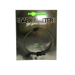 Korda dark matter ring swivel leader weed 30lb 50cm