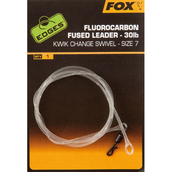 Fox flurocarbon leader kwikchange 30lb size 7 kwik change