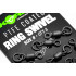 Korda PTFE COATED ring swivel SIZE 8