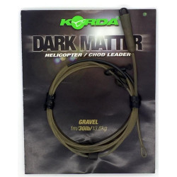 Korda Dark matter helicopter chod leader gravel 30lb 1m