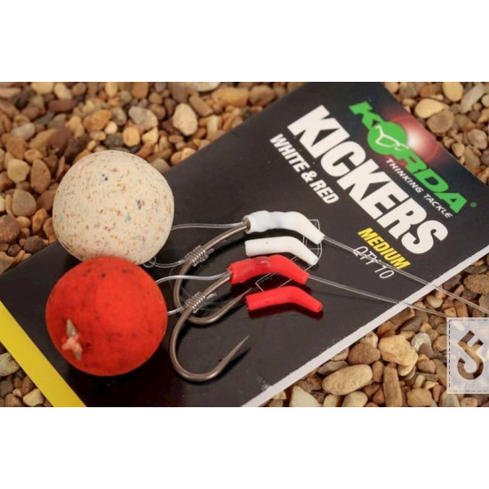 Korda kickers white & red  medium 