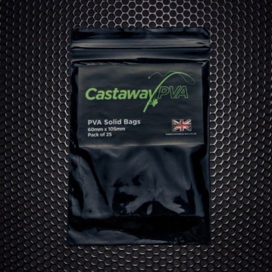 Castaway pva solid bag 60mm x 105mm