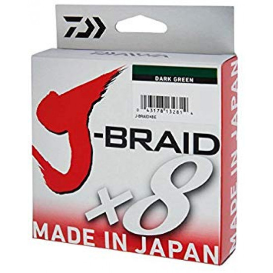 Daiwa j-braid dark green 20lb 300m 