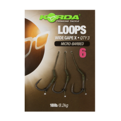 Korda loops wide gape x 6