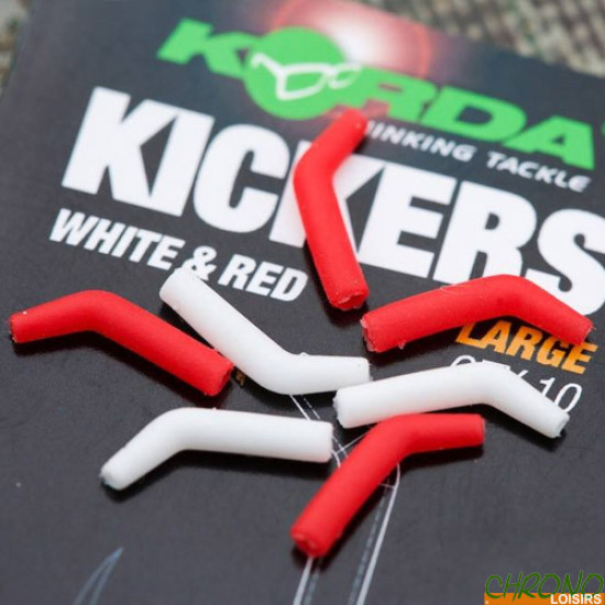 Korda kicker large white and red