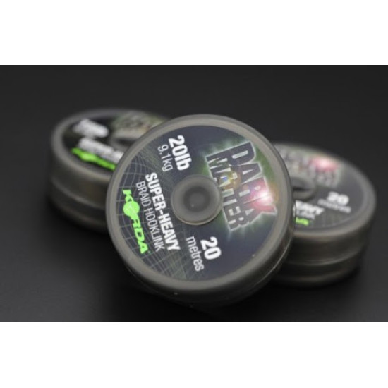 Korda dark matter 20 LB  super heavy braided  hooklink