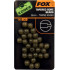 Fox tapered bore beads trans -khaki 6mm