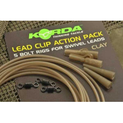 Korda lead clip action pack clay 