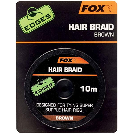 Fox hair braid brown 10m