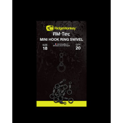 Ridgemonkey Mini hook ring swivel size 18-10 units