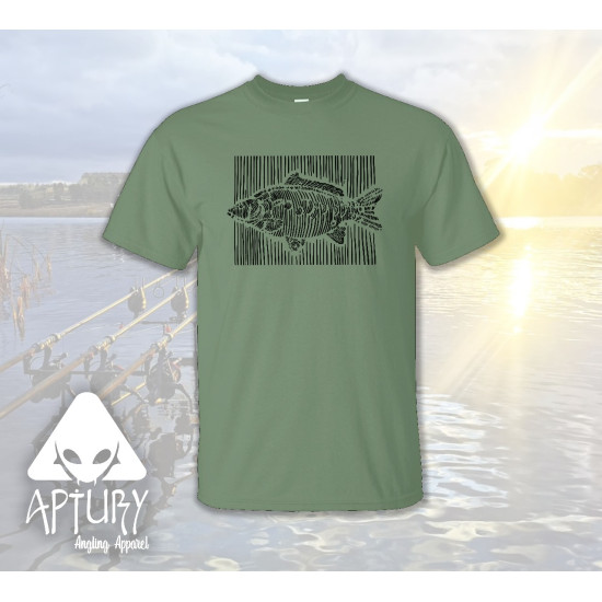 Aptury Grn T- black carp-3XL