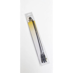 Carp Spirit Anti-Tangle Rigid Clip Black 25cm x 3 