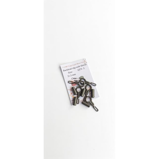 CMF Carp Backlead Clip with Sleeve 31,5mm