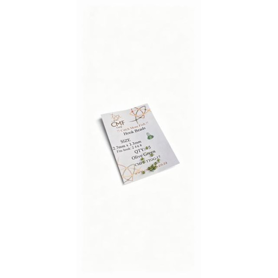 CMF Carp Hook Beads Olive Green
