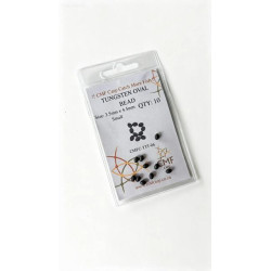 CMF Carp Tungsten Oval Beads Small