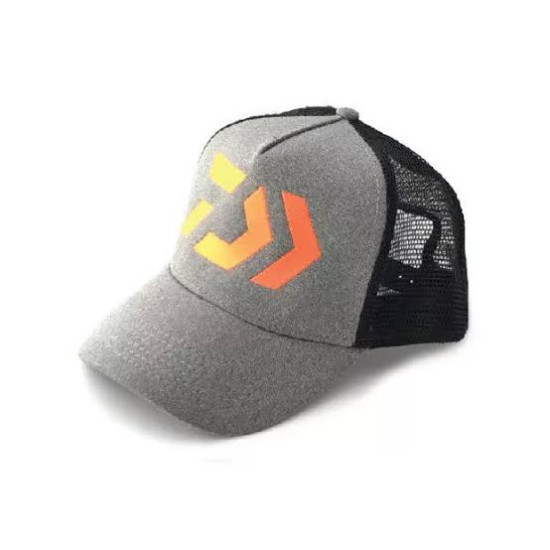 Daiwa cap grey & orange 
