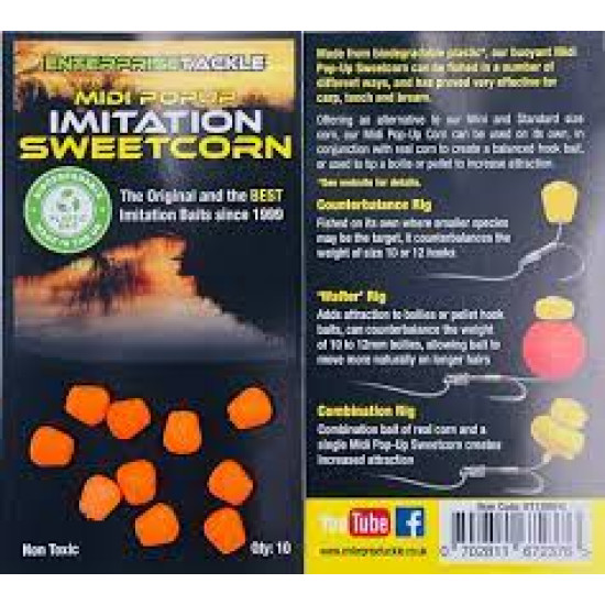 Enterprise sweetcorn midi Orange pop up-fluoro