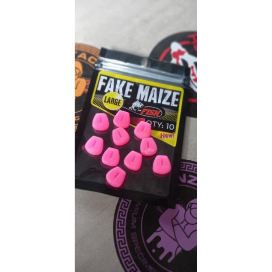 Fish Fake Maize Large Pink 