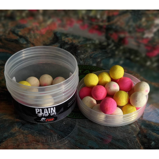 Fish pop up plain 16mm