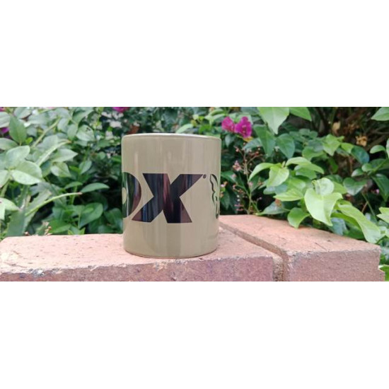 Fox ceramic Mugs -green Fox Print