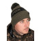 Fox Beanie bobble hat green and black