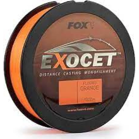 Fox exocet 12lb 1000m fluoro orange 