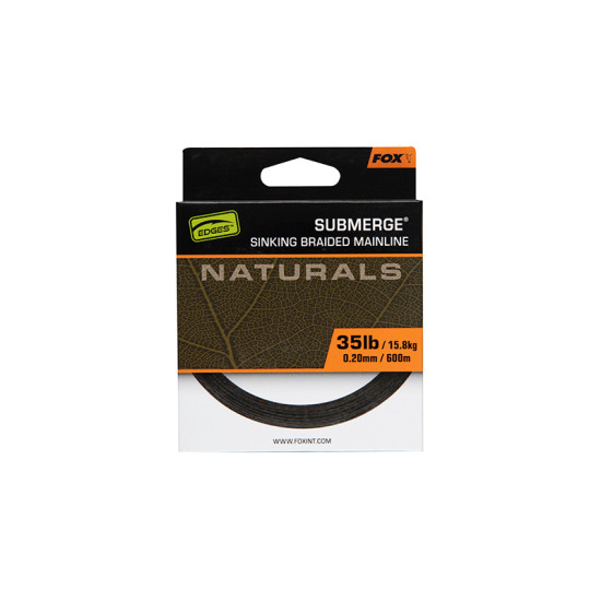 Fox submerge nat braid 600m 0.20mm 35lb
