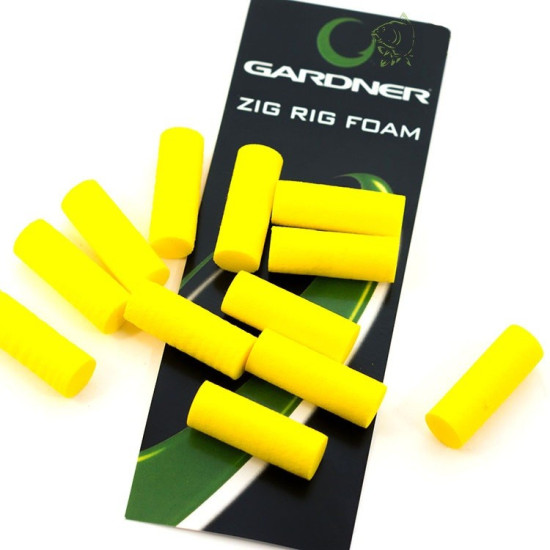Gardner Zig rig foam Yellow