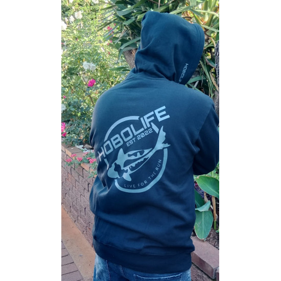 Hobolife hoody black and grey-2XL