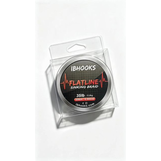Ibhooks Flatline Sinking Braid 35lb 200m